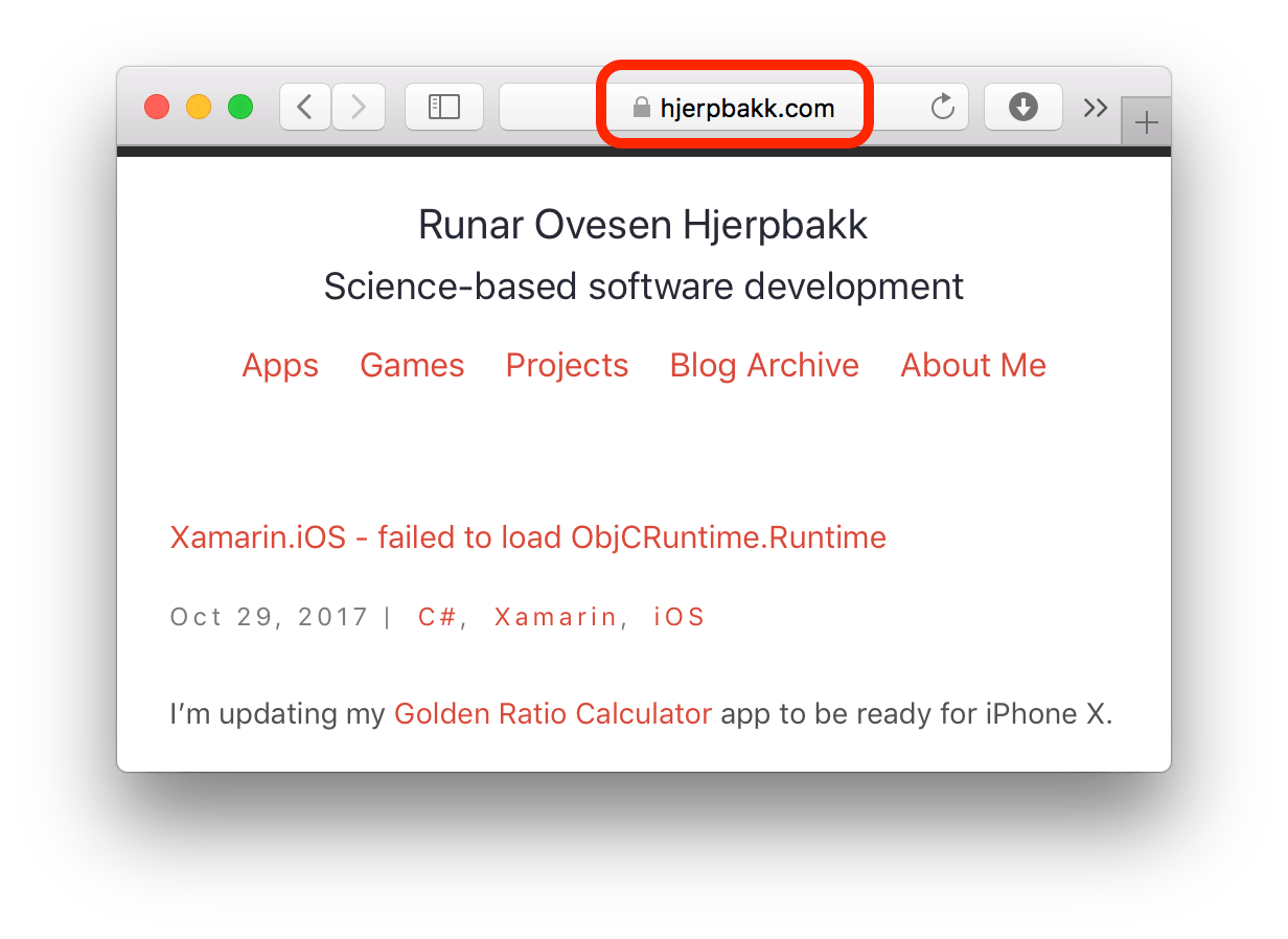 hjerpbakk.com now uses https