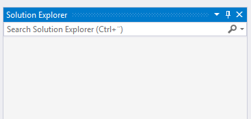 Solution explorer